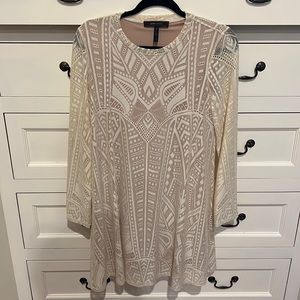 Cream Lace Dress